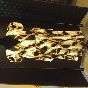Asoph dress Blk/Why/Gold size 2x